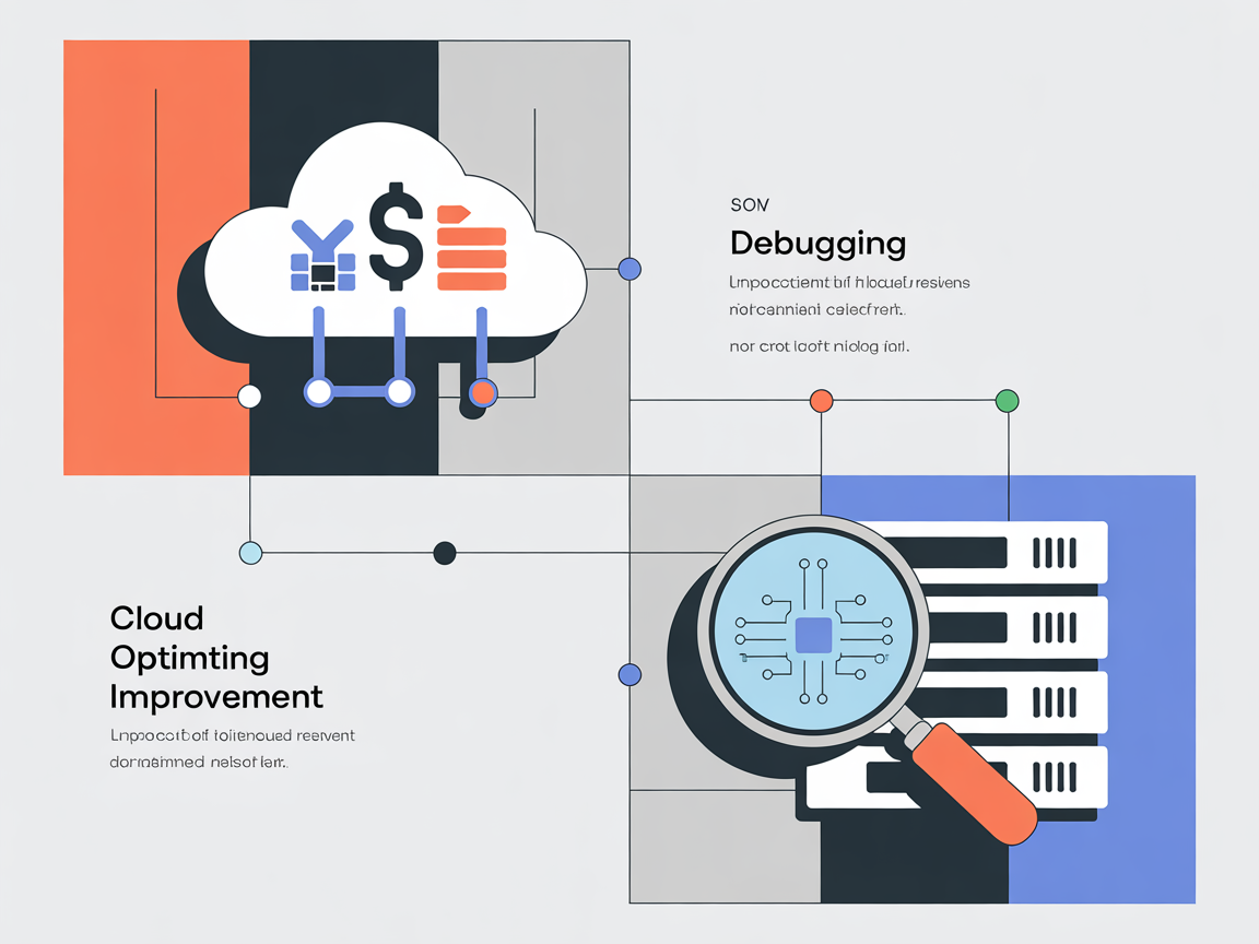 클라우드 비용 절감과 디버깅 효율 향상에 관한 시각적 설명
