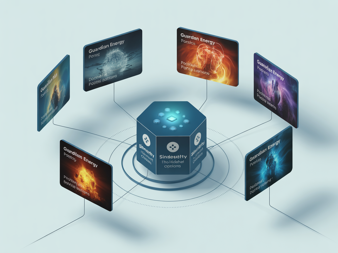 신살의 개념과 에너지 관계를 보여주는 현대적인 디지털 인포그래픽